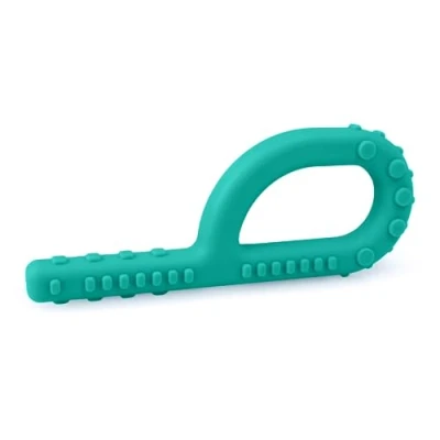 Afbeelding van ARK® Grabber standaard in glad of getextureerd met eenvoudige hantering voor kinderen door lusvorm incl. ATC onderhoudsinstructies kaakmotoriek, bijtblok, kauwen, tandjes (getextureerd, medium
