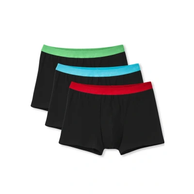 Afbeelding van Calida Herenslips 3P Natural Benefit Boxer Rood/Groen katoen Small Heren