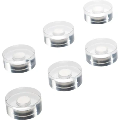 Afbeelding van Magnetoplan Neodymium magneet Acryl (Ø x h) 25 mm 11 Transparant 6 stuk(s) 1680025