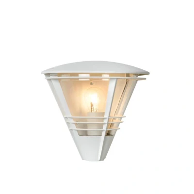 Afbeelding van Lucide LIVIA Wandlamp Buiten 1xE27 IP44 Wit