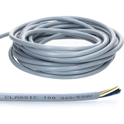 Afbeelding van 10 meter Lapp 0010005 Ölflex Classic 100 stuurstroomkabel 7x0,5 mm² met groen gele aardgeleider 7G0,5 I 7 aderige kabel kleurgecodeerde PVC aderig