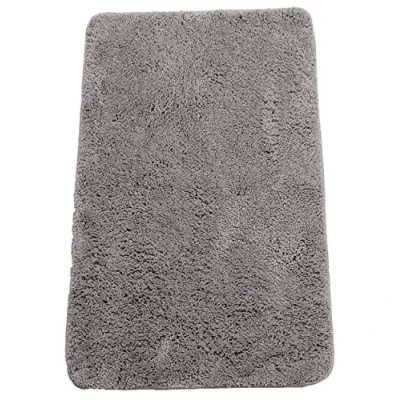 Afbeelding van Badmat 60x90cm Rechthoek Grijs