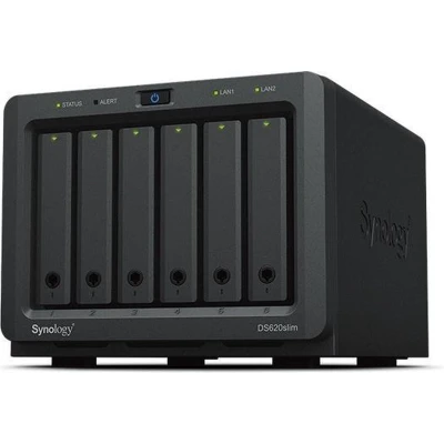 Afbeelding van NAS Network Storage Synology DS620SLIM Celeron J3355 2 GB RAM Black