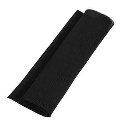 Afbeelding van ASHATA Speaker Covering Mesh Doek, Hi Fi Afdekmateriaal 55 * 19,6 Inch Stofdichte Grill Reinigingsdoek, Synthetische Fiber Akoestische Stof Stereo Doek 3 Kleuren, Zwart