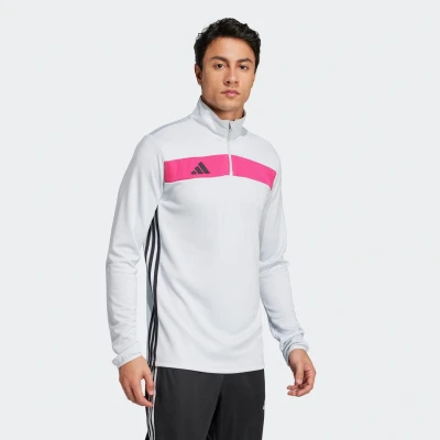Afbeelding van adidas Performance TIRO Essentials Longsleeve, Heren, Maat: Large, Clear grey/real magenta