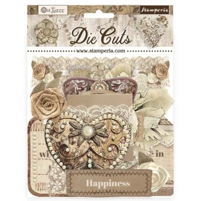 Afbeelding van Stamperia De snijvormen voor scrapbooking, albums, kaarten maken, bullet journalling en meer, lasergesneden kaartvormen, gemakkelijk te lijmen, perfect hobby&#039;s, ambachten geschenken (oud