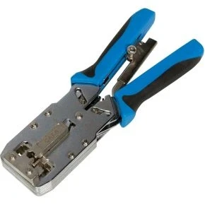 Afbeelding van LogiLink WZ0035 Krimptang Zwart, Blauw kabel krimper
