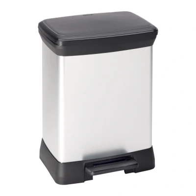 Afbeelding van Decobin pedaalemmer 30 liter Metal