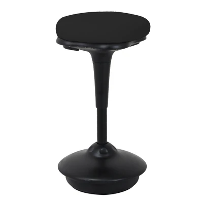 Afbeelding van Ergonomische zit sta kruk / wiebelkruk Base Zwart