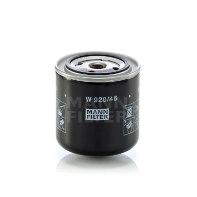 Afbeelding van MANN FILTER W 920/46 Oliefilter 3/4 16 UNF 1B Met een terugloopbeveiligingskleppen Opschroeffilter