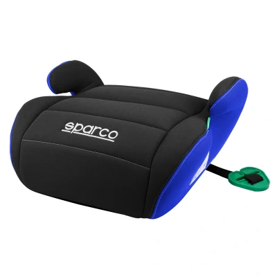 Afbeelding van Sparco zitverhoger F100KI Zwart/Blauw i Size 125 150cm (ECE R129/03)