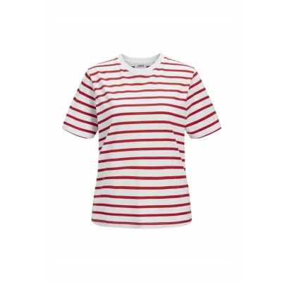 Afbeelding van JJXX Jxanna Tshirt print, Dames, Maat: XS, Bright white