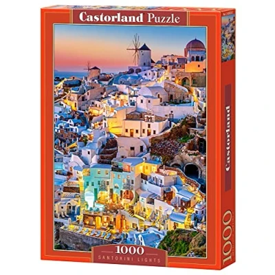 Afbeelding van Castorland Legpuzzel Santorini Lights 1000 Stukjes