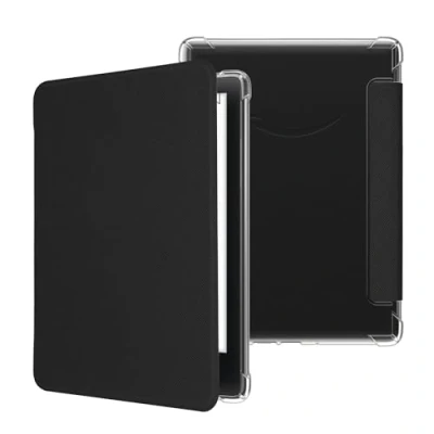 Afbeelding van kwmobile ereader hoesje geschikt voor Amazon Kindle Paperwhite (2024)/Colorsoft hoes e reader flip case met magneetsluiting Kunstleren book sleeve In zwart