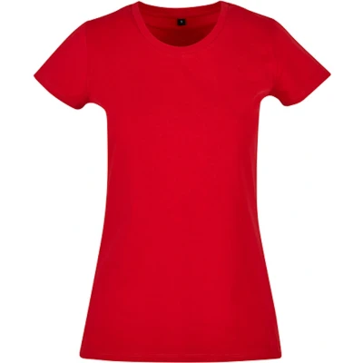 Afbeelding van Damesshirt &#039;Basic Tee&#039; met ronde hals City Red M