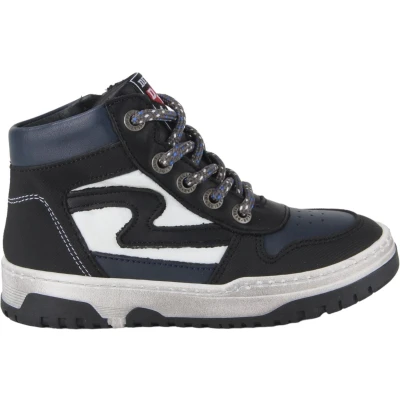 Afbeelding van Develab 45183 699 jongens veterboots maat 27 blauw