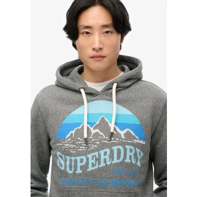 Afbeelding van Superdry Great Outdoors hoodie met merklogo en relaxte pasvorm Heren Hoodies