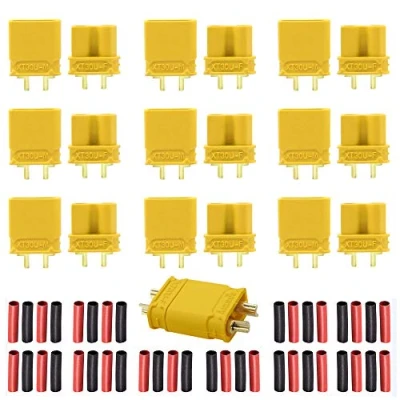 Afbeelding van 10 Paar Amass XT30U (XT30 Upgrade) Mannelijke Vrouwelijke Bullet Connectors Stekkers Adapters met 20 Krimpkous voor RC Lipo Batterij ESC Elektrische zelfbalancerende Scooters