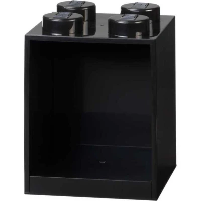 Afbeelding van Plank Lego Iconic Brick 4 Knoppen Zwart
