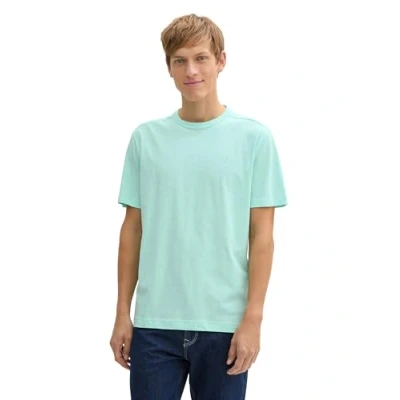 Afbeelding van TOM Tailor Tshirt basic, Heren, Maat: Medium, Bright mint green