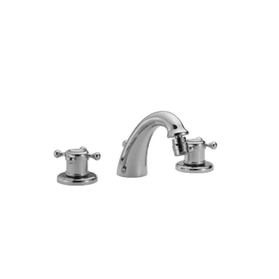 Afbeelding van Huber Victorian 3 gats Thermostatische Bidetmengkraan Chroom VTT7301021