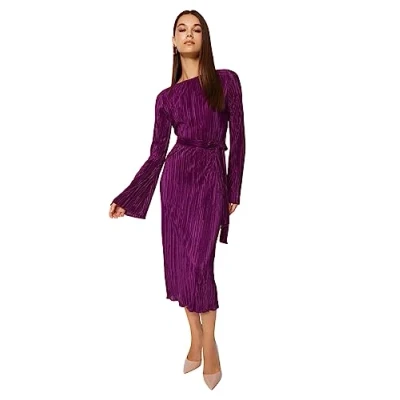 Afbeelding van Trendyol TWOAW24EL00125 Volwassenen Vrouwen Paars L