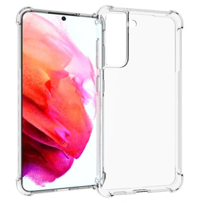 Afbeelding van Samsung Galaxy S21 FE Hoesje Siliconen en TPU (zacht) iMoshion Softcase/Backcover Transparant Telefoonhoesje