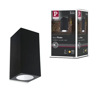Afbeelding van Paulmann Wandlamp Buiten 2 x 2,8 W Flame IP44 Antraciet