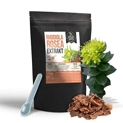 Afbeelding van Rhodiola Rosea Rosavin Extract 250g salidroside poeder rozenwortel zonder additieven (poeder 250g)