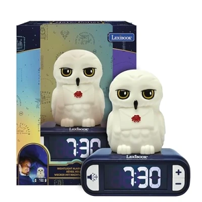 Afbeelding van LEXIBOOK Digitale Nachtlamp Wekker Hedwig 3D Licht en Geluid Kinder