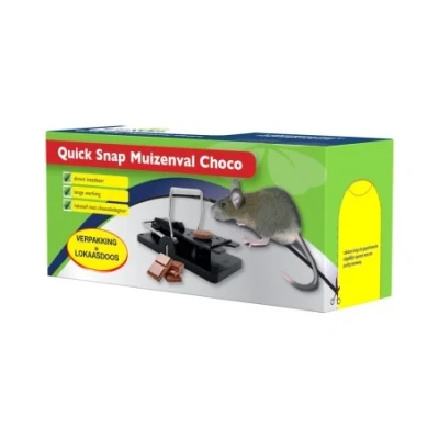 Afbeelding van Muizenval quick snap choco 1 stuks