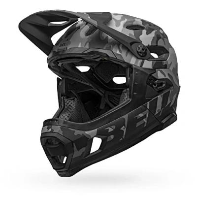 Afbeelding van Helm Bell Super DH Spherical Matte Gloss Black Camo 58 62 cm
