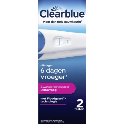 Afbeelding van Clearblue Ultra Vroeg, 2 stuks