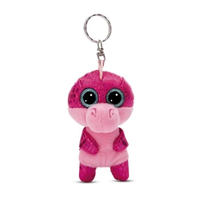 Afbeelding van Sleutelhanger GLUBSCHIS Draak Kay 9 cm roze