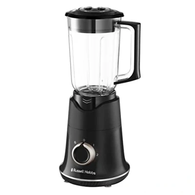 Afbeelding van Russell Hobbs Blender Mixer [Blade Boost technologie, betere mengresultaten] 1,5l BPA vrij (pulsfunctie, roestvrijstalen mes, deksel inclusief maatdop, vaatwasmachinebestendig) Smoothies 26710 56
