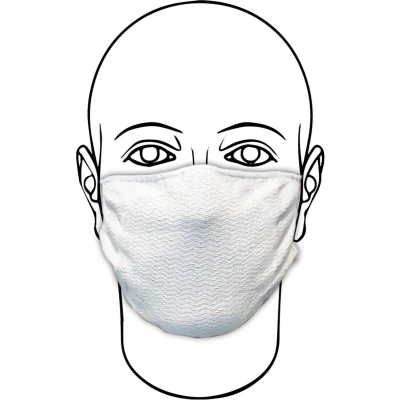 Afbeelding van Mirage Mondkapje Unisex Oeko tex 100 Wit