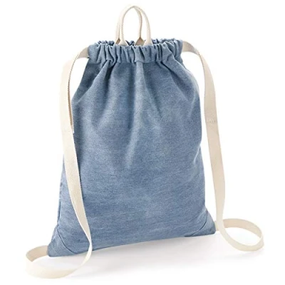 Afbeelding van BagBase DENIM Gymsac BG642 LIGHT