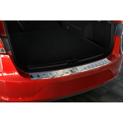 Afbeelding van Avisa RVS Achterbumperprotector passend voor Seat Leon 5F ST 2013 2020 &#039;Ribs&#039;