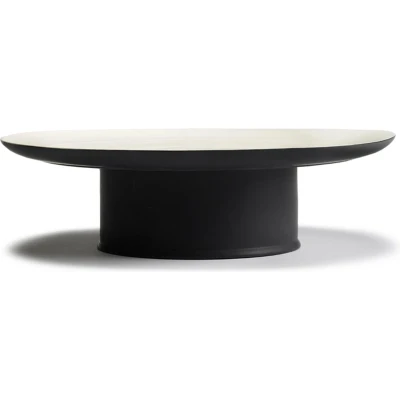 Afbeelding van Serax Ra Tableware By Ann Demeulemeester TaartplateauØ33 Black/white