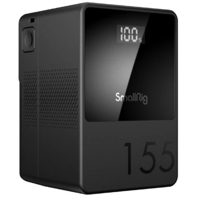 Afbeelding van SmallRig 3581 Mini V Mount Li Ion Batterij VB155 (155Wh) (Nieuw) (Batterij), Stroomvoorziening voor de camera, Zwart