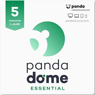 Afbeelding van Panda Dome Essential 2023 antivirussoftware 5 apparaten 1 jaar VPN Veilig bankieren Antidiefstalvergrendeling Wifibescherming