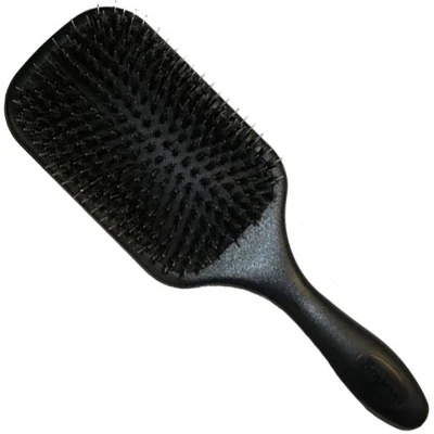 Afbeelding van Denman D83 Paddle brush kunststof zwart large Haibu by Kapperskorting.com
