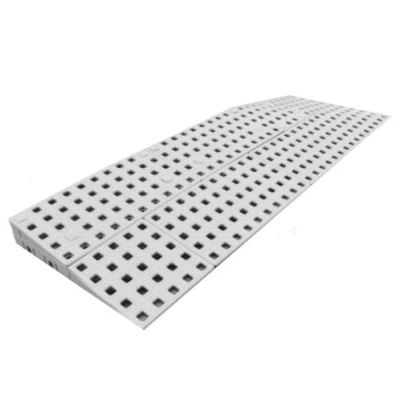 Afbeelding van Quickramp Drempelhulp Buiten 10mm Hoog Polyethyleen Oprijhelling