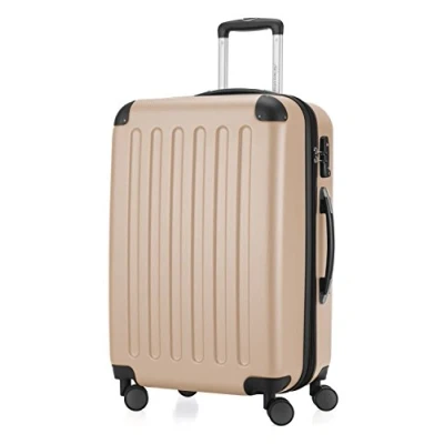 Afbeelding van HAUPTSTADTKOFFER SPREE Harde koffer, trolleykoffer, uitbreidbare reiskoffer, TSA, 4 wielen, 65 cm, 74 liter, Zwembad blauw