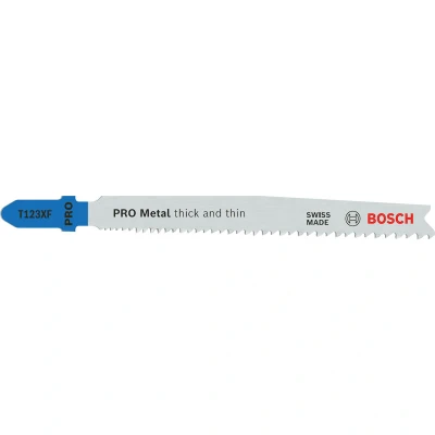 Afbeelding van Bosch Accessoires Decoupeerzaagblad T 123 XF Progressor for Metal 3st 2608638472