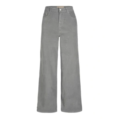 Afbeelding van JJXX Jxgelly Wide CORD PANT leg, Dames, Maat: 32x32, Gray flannel