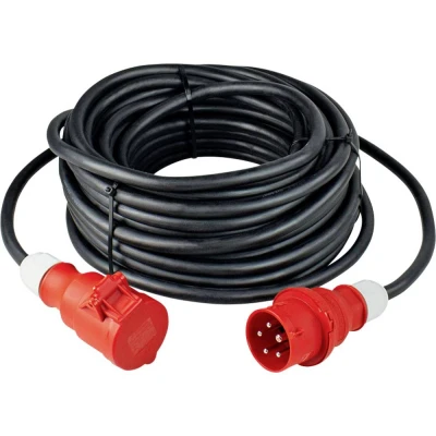 Afbeelding van AS Schwabe 61025 Stroom Verlengkabel 32 A Zwart 25.00 m H07RN F 5G 4 mm²