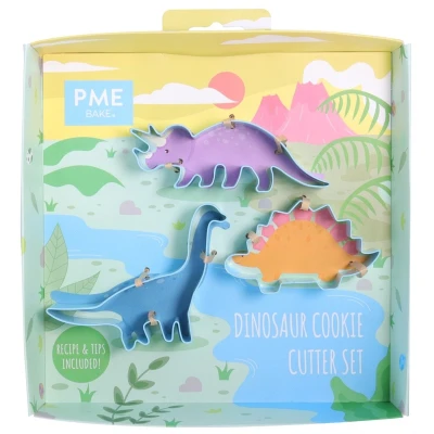 Afbeelding van PME Koekjes Uitsteker Dinosaurus Set/3