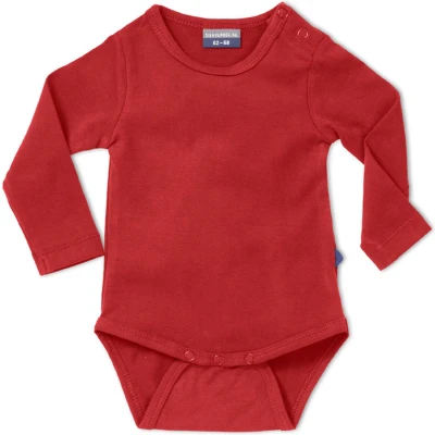 Afbeelding van Silky Label romper hypnotizing red lange mouw maat 62/68 rood