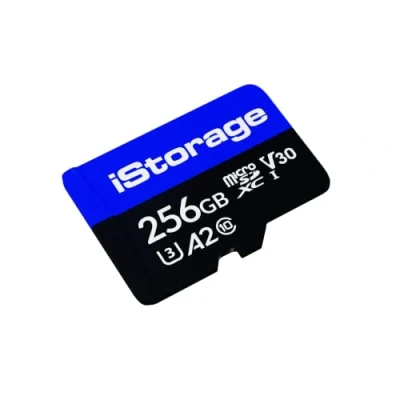 Afbeelding van iStorage microSD Card 256GB, Encrypt data stored on Cards using datAshur SD USB flash drive, Compatible with drives only